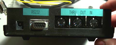 TR-6006 prototype side jack panel